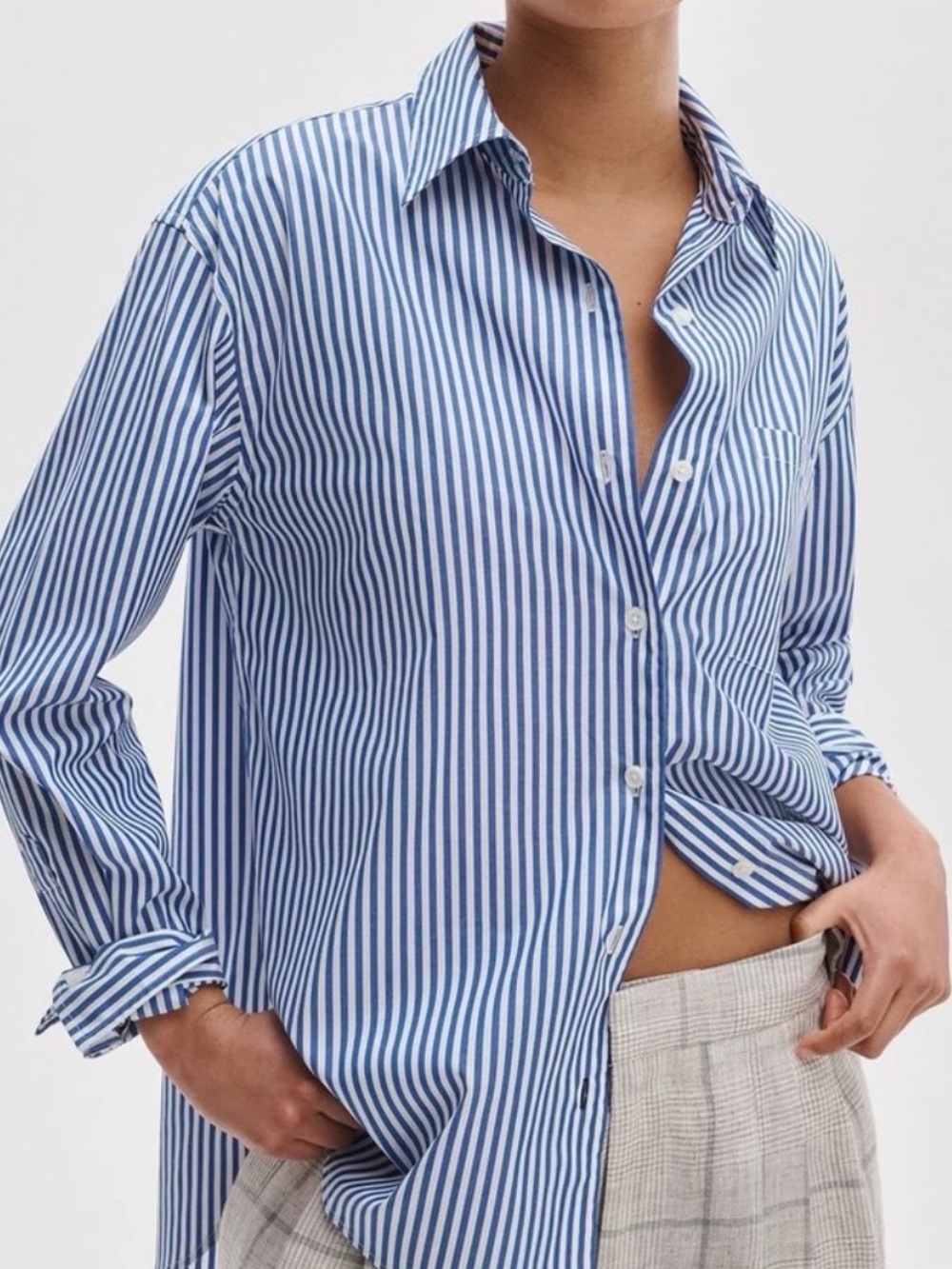 rag & bone Maxine Cotton Shirt size L
